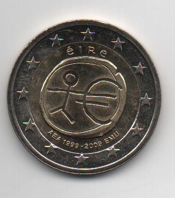 IRLANDA DEL AÑO 2009 DE 2 EUROS CONMEMORATIVAS